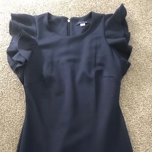 Tommy Hilfiger flutter cap sleeve cocktail dress